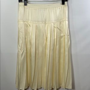 Vintage Midi Pleated Skirt